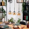 Koyoto Lampa wisząca, Kula świetlna, Lampa wisząca Ecru, Czarny, 3-punktowe