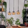Koyoto Lampa wisząca, Kula świetlna, Lampa wisząca Ecru, Czarny, 3-punktowe