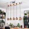 Cando Lampa wisząca, Lampa wisząca Ecru, Czarny, 5-punktowe