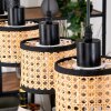 Ramila Lampa wisząca, Lampa wisząca Ecru, Czarny, 5-punktowe