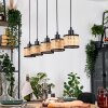 Ramila Lampa wisząca, Lampa wisząca Ecru, Czarny, 5-punktowe