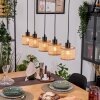 Barcos lampa wisząca, lampa wisząca kolory naturalne, czarny, 5-punktowe