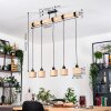 Bongal Lampa wisząca, Lampa wisząca Ecru, Czarny, 5-punktowe