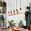 Bongal Lampa wisząca, Lampa wisząca Ecru, Czarny, 5-punktowe
