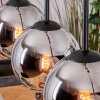 Koyoto Lampa wisząca, Kula świetlna, Lampa wisząca Ecru, Czarny, 5-punktowe