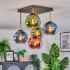 Koyoto lampa sufitowa, kula świetlna złoty, czarny, 5-punktowe