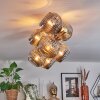 Ripoll Lampa sufitowa, Kula świetlna Złoty, Czarny, 8-punktowe