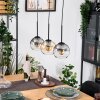 Koyoto lampa wisząca, kula świetlna, lampa wisząca kolory naturalne, czarny, 3-punktowe