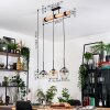 Koyoto lampa wisząca, kula świetlna, lampa wisząca kolory naturalne, czarny, 3-punktowe