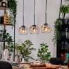 Koyoto Lampa wisząca, Kula świetlna, Lampa wisząca Ecru, Czarny, 3-punktowe