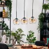 Koyoto lampa wisząca, kula świetlna, lampa wisząca kolory naturalne, czarny, 3-punktowe