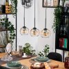 Koyoto lampa wisząca, kula świetlna, lampa wisząca kolory naturalne, czarny, 3-punktowe