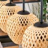 Basto lampa wisząca, lampa wisząca kolory naturalne, czarny, 5-punktowe
