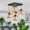 Koyoto lampa sufitowa, kula świetlna złoty, czarny, 5-punktowe