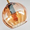 Koyoto lampa sufitowa, kula świetlna złoty, czarny, 5-punktowe