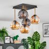Koyoto lampa sufitowa, kula świetlna złoty, czarny, 5-punktowe