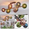 Gastor lampa sufitowa, kula świetlna niebeieski, chrom, zielony, miedziany, przydymiony, 10-punktowe