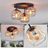 Koyoto lampa sufitowa, kula świetlna bursztynowy, przezroczysty, 3-punktowe