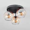 Koyoto lampa sufitowa, kula świetlna bursztynowy, przezroczysty, 3-punktowe