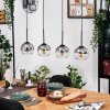 Koyoto lampa wisząca, kula świetlna, lampa wisząca kolory naturalne, czarny, 4-punktowe