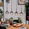 Koyoto lampa wisząca, kula świetlna, lampa wisząca kolory naturalne, czarny, 4-punktowe