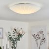 Emibois Lampa Sufitowa LED Chrom, 1-punktowy