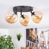 Gastor Lampa sufitowa, Kula świetlna 25 cm W kolorze bursztynu, 3-punktowe