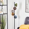 Koyoto kula świetlna, lampa stojąca 31 cm niebeieski, złoty, zielony, przezroczysty, miedziany, przydymiony, 5-punktowe