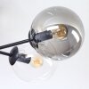 Gastor lampa sufitowa, kula świetlna 62 cm bursztynowy, przezroczysty, przydymiony, 6-punktowe