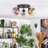 Koyoto lampa sufitowa, kula świetlna złoty, przezroczysty, miedziany, przydymiony, 3-punktowe