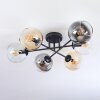 Koyoto lampa sufitowa, kula świetlna bursztynowy, przezroczysty, przydymiony, 6-punktowe