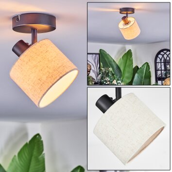Bassagoda Lampa sufitowa, Spot sufitowy Czarny, 1-punktowy