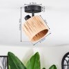 Granja Lampa sufitowa, Spot sufitowy Czarny, 1-punktowy