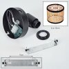 Ramila Lampa sufitowa, Spot sufitowy Czarny, 1-punktowy