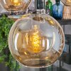 Koyoto lampa wisząca, kula świetlna, lampa wisząca bursztynowy, 5-punktowe