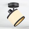 Chellas Lampa sufitowa, Spot sufitowy Czarny, 1-punktowy
