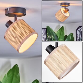 Bongal Lampa sufitowa, Spot sufitowy Czarny, 1-punktowy Bongal Lampa sufitowa, Spot sufitowy Czarny, 1-punktowy