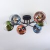 Koyoto lampa sufitowa, kula świetlna 59 cm niebeieski, zielony, przezroczysty, miedziany, 6-punktowe