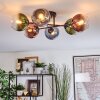 Koyoto lampa sufitowa, kula świetlna 59 cm niebeieski, zielony, przezroczysty, miedziany, 6-punktowe
