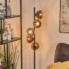Koyoto kula świetlna, lampa stojąca 33 cm złoty, przezroczysty, miedziany, przydymiony, 5-punktowe