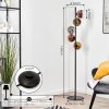 Koyoto kula świetlna, lampa stojąca 33 cm złoty, przezroczysty, miedziany, przydymiony, 5-punktowe