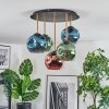 Ripoll Lampa sufitowa, Kula świetlna Mosiądz, Czarny, 5-punktowe Ripoll Lampa sufitowa, Kula świetlna Mosiądz, Czarny, 5-punktowe