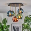 Ripoll Lampa sufitowa, Kula świetlna Mosiądz, Czarny, 5-punktowe Ripoll Lampa sufitowa, Kula świetlna Mosiądz, Czarny, 5-punktowe
