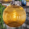 Koyoto lampa wisząca, kula świetlna, lampa wisząca niebeieski, złoty, zielony, miedziany, 5-punktowe