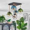 Gastor lampa sufitowa, kula świetlna złoty, czarny, 5-punktowe