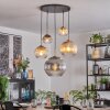 Koyoto Lampa wisząca, Kula świetlna, Lampa wisząca Złoty, Czarny, 5-punktowe