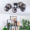Koyoto lampa sufitowa, kula świetlna 59 cm przydymiony, 6-punktowe