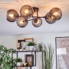 Koyoto lampa sufitowa, kula świetlna 59 cm przydymiony, 6-punktowe