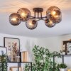 Koyoto lampa sufitowa, kula świetlna 59 cm przydymiony, 6-punktowe