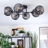 Koyoto lampa sufitowa, kula świetlna 59 cm przydymiony, 6-punktowe